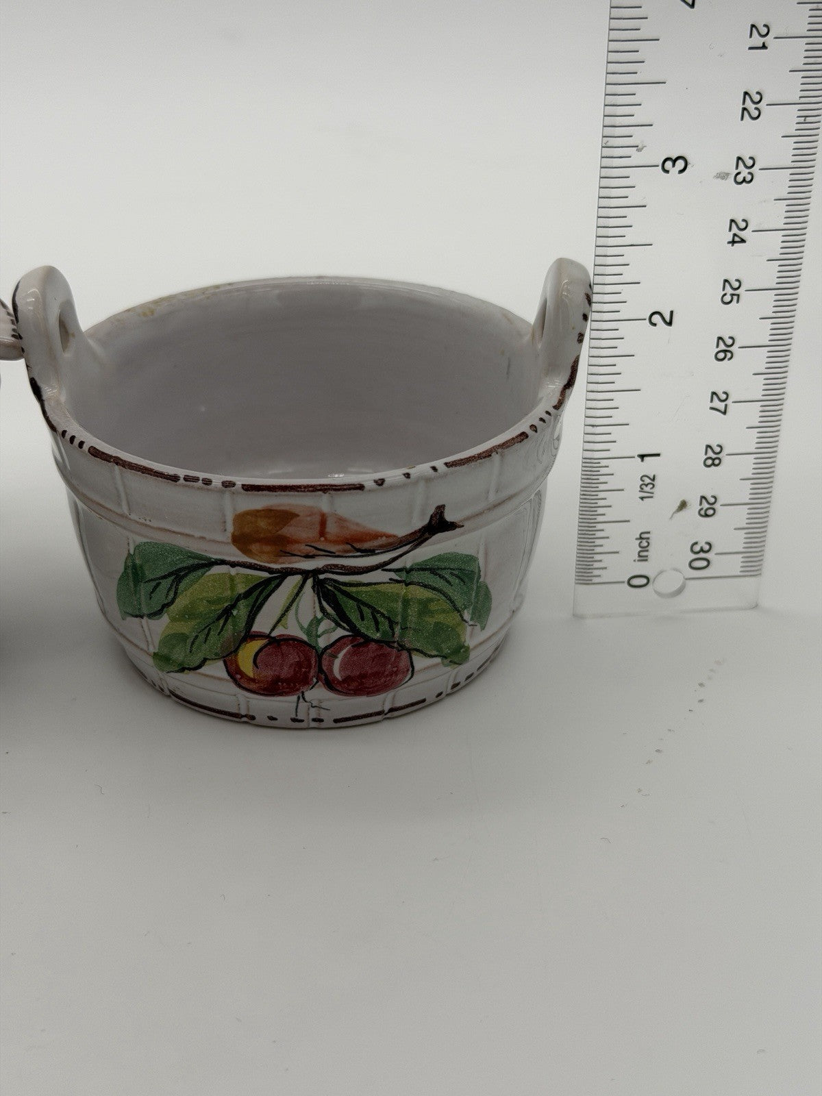 The Koscherak Brothers K.B.N.Y pottery majolica Italian painted bucket Bowls