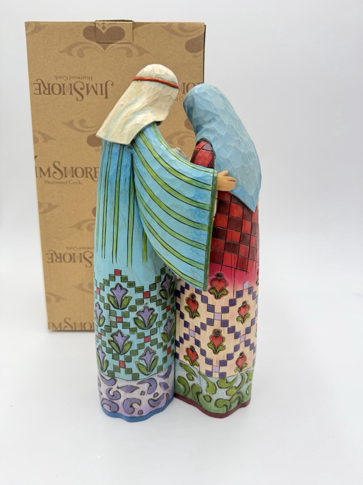 Jim Shore Blessed Family Nativity Large Sculpture 11” Holy Family Figurine W/box