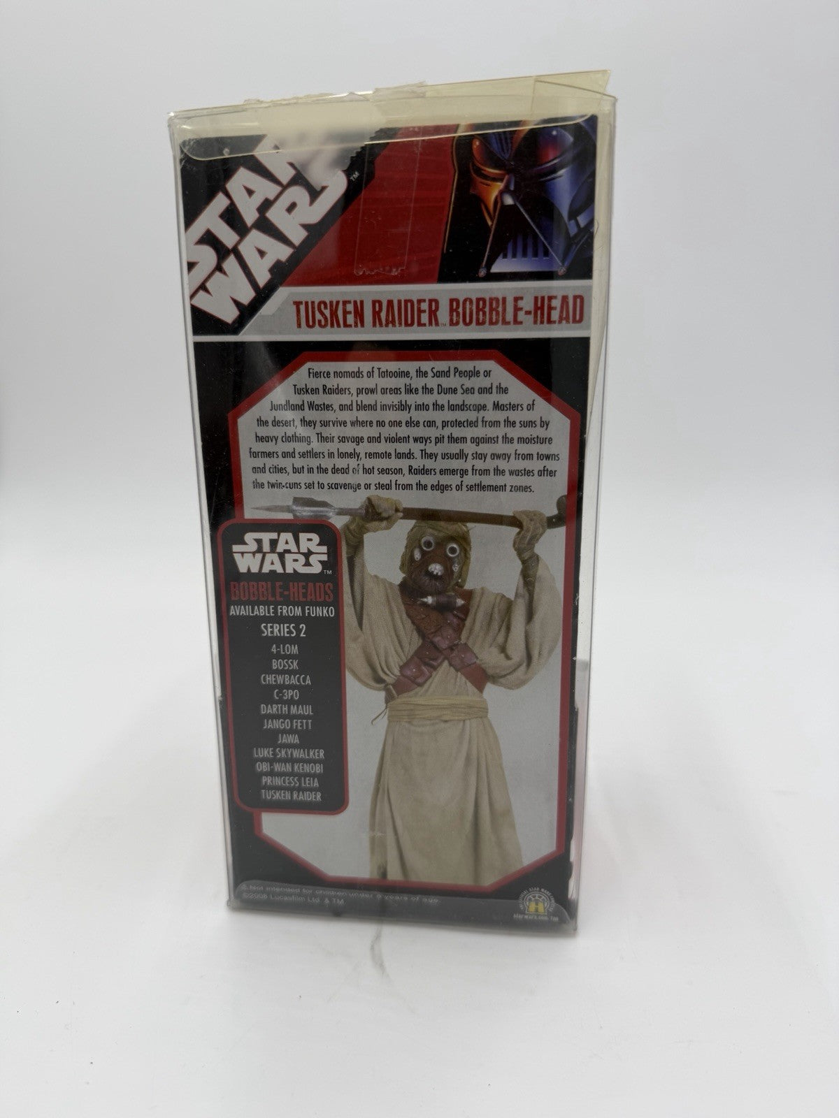 Star Wars Funko Tusken Raider Bobble-Head 2008 Lucasfilm 6” Boxed