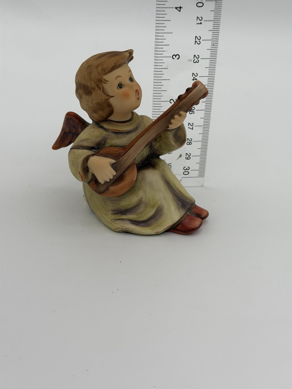 Hummel Goebel Germany Angel Cherub Sounds of the Mandolin Figurine 4”H