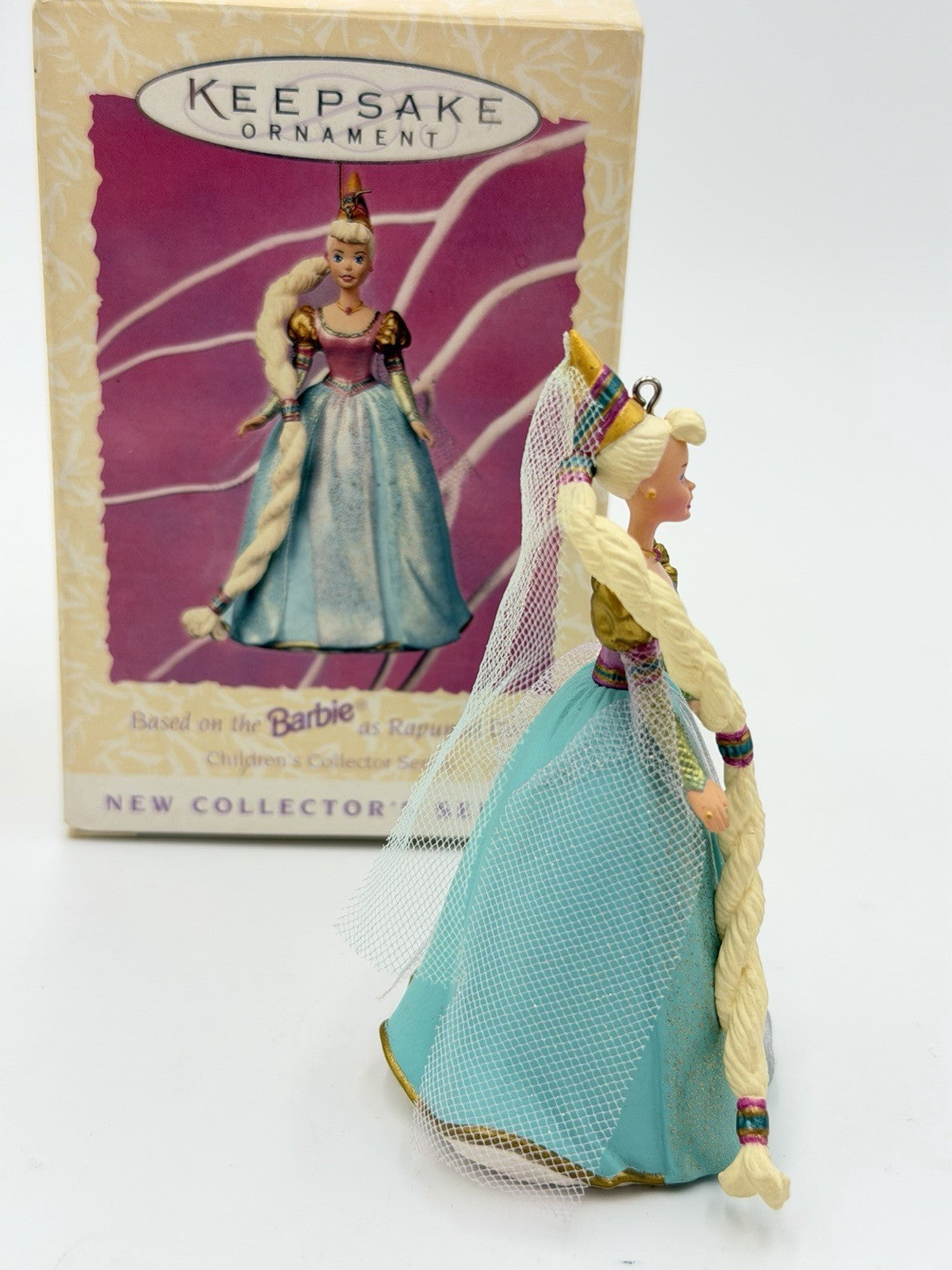 VTG Hallmark Keepsake Barbie as Rapunzel Ornament 1997 #1 On Series