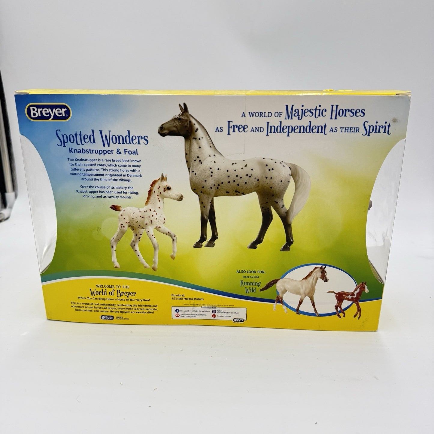Breyer Models Knabstrupper & Foal  Spotted Wonders Scale 1:12 Horses