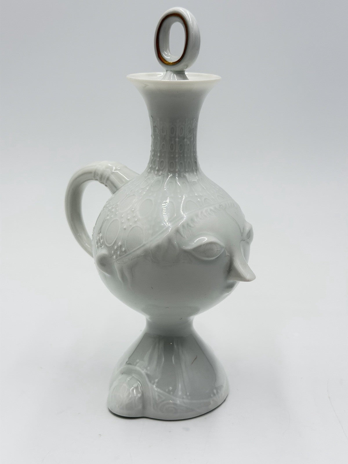 Rosenthal Studio Line Romance Bjorn Wiinblad Face Head Cruet Oil Vinegar Pitcher