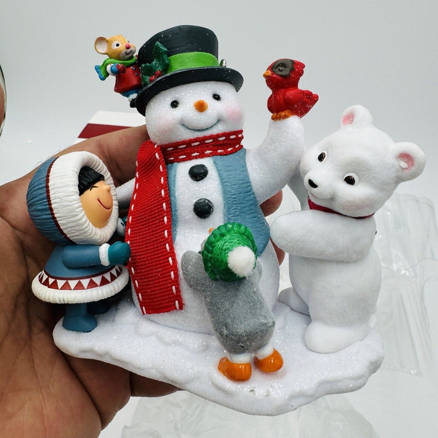 Hallmark Keepsake Ornament Club 2018 Let's Build A Snowman Member Ornament Boxed