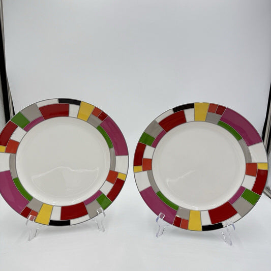 Lenox Kate Spade New York Gramercy Park Collection Irving Place 2 Dinner Plates