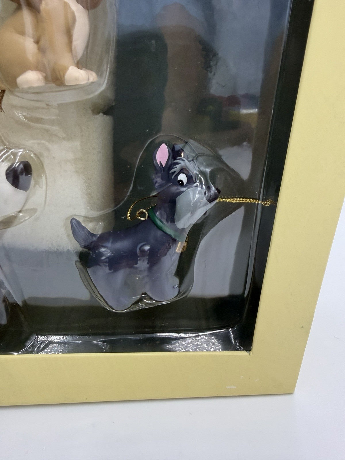 Disney Lady & Tramp Story Book Christmas Ornaments Collection 5 Pcs Set