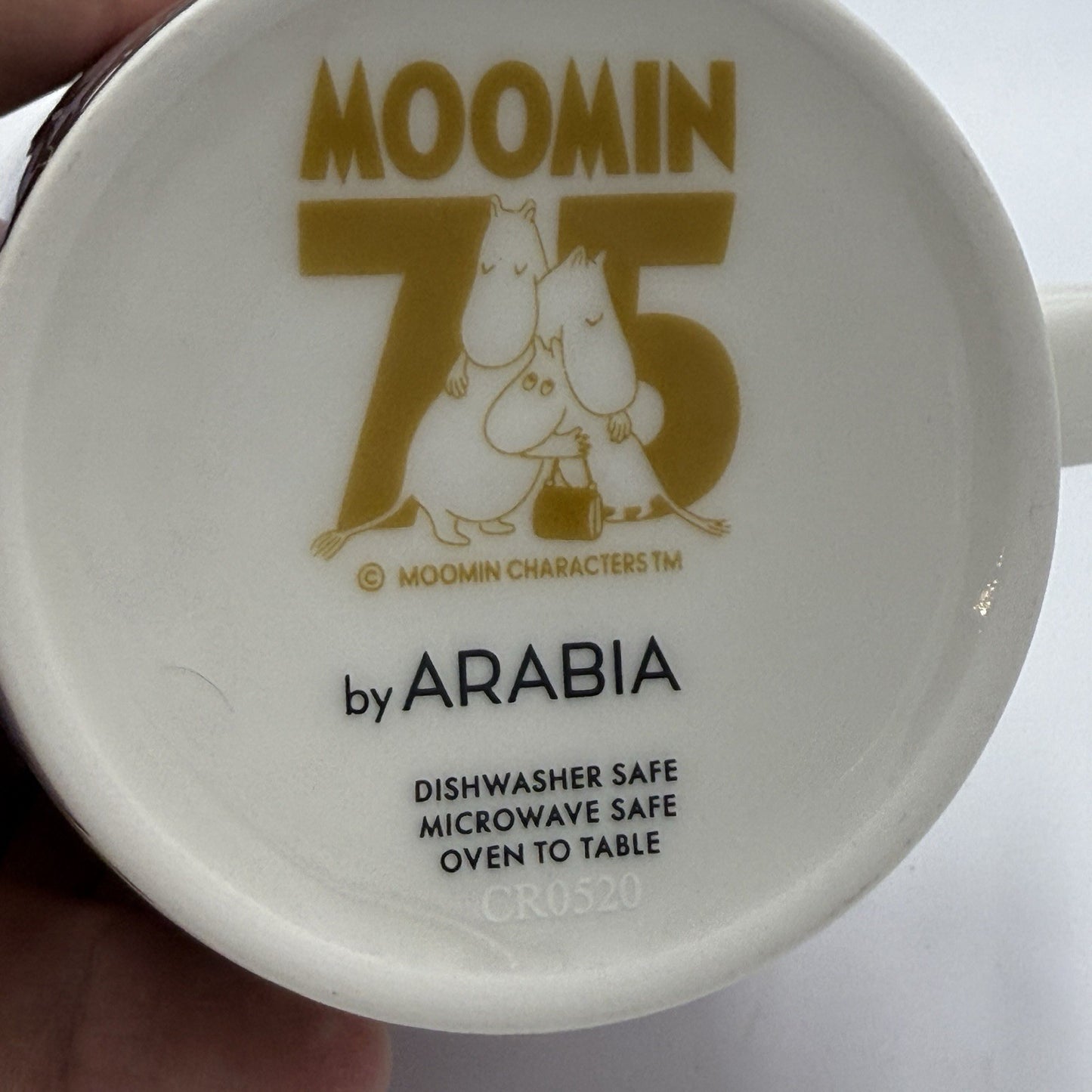 Moomin Tooticky Violet Little My and Moomin Coffee Mug By Arabia Porcelain