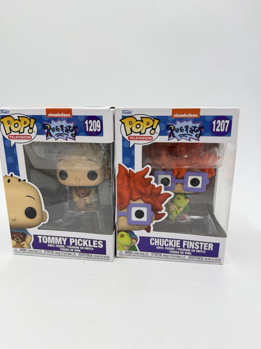 Funko Pop TV Nickelodeon RUGRATS #1209 TOMMY PICKLES  & CHUCKIE FINSTER #1207