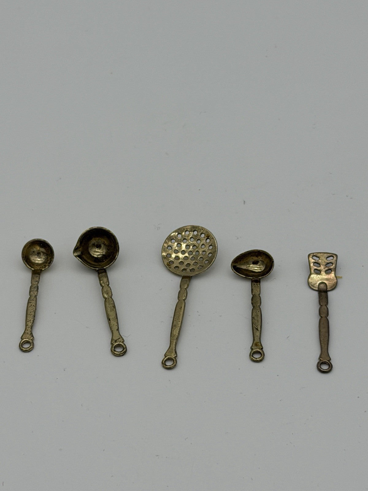 Vintage Bodo Hennig Dollhouse 1:12 5 PCs Kitchen Utensils Miniature Set
