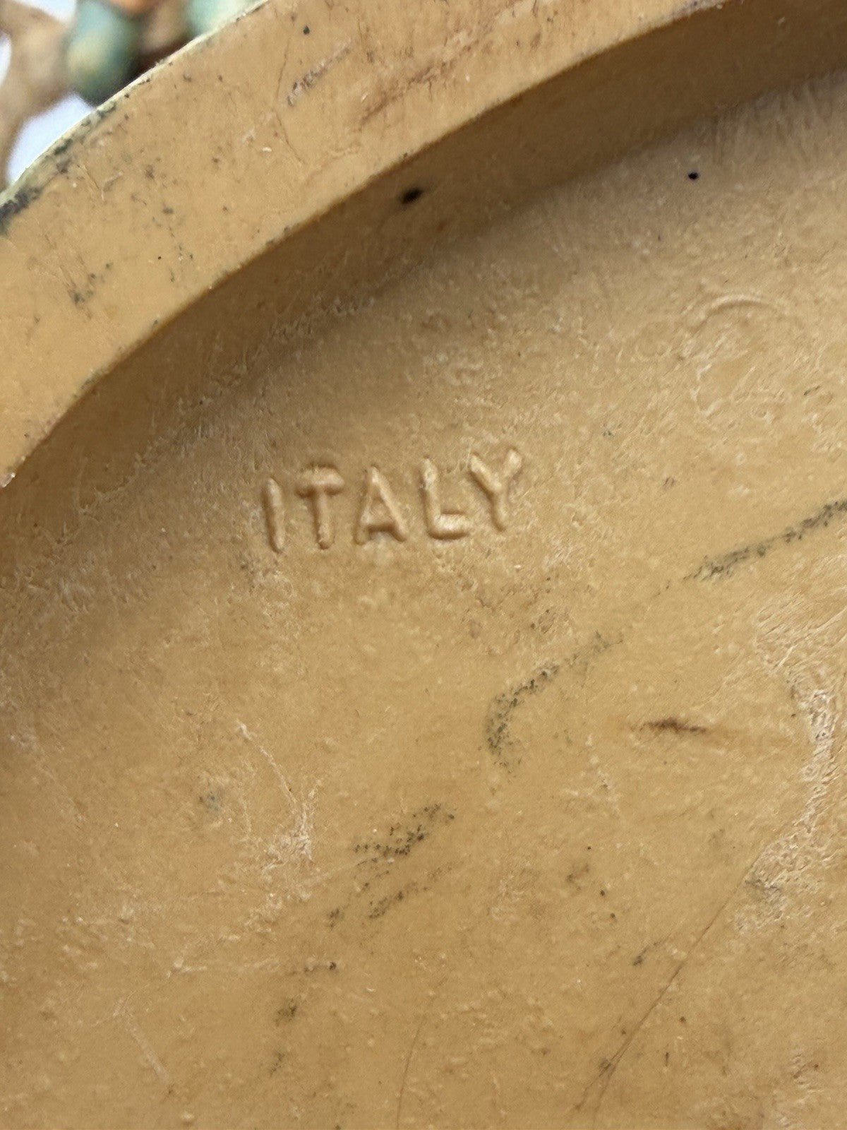 Vintage Depose Italy PVC Large 8”Nativity 19 Pieces Set Capodimonte Style