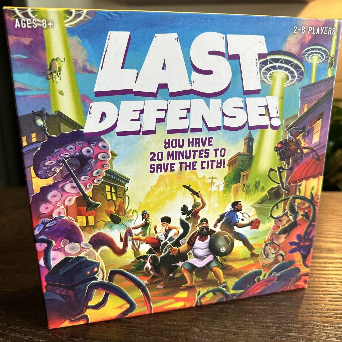 Funko Last Defense! Board Game Prospero Hall 2020 Family Cooperative 20 Mins Box