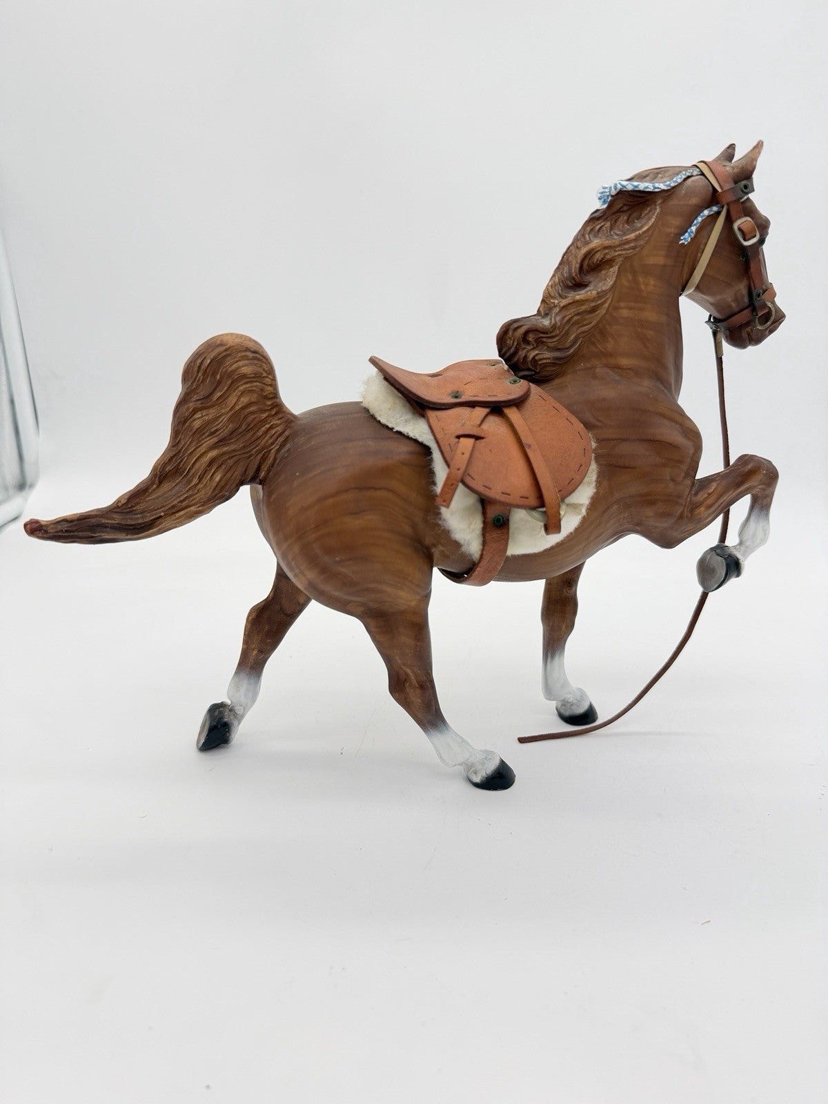 Breyer Five Gaiter Woodgrain w/Saddle & Bridle accessories 1964 Rare USA Horse