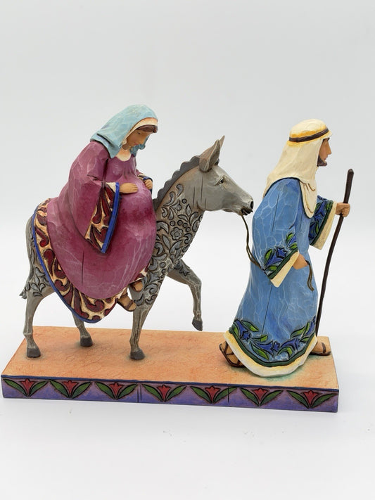 Jim Shore The Journey That Changed World Mary Joseph Donkey Figurine 2007