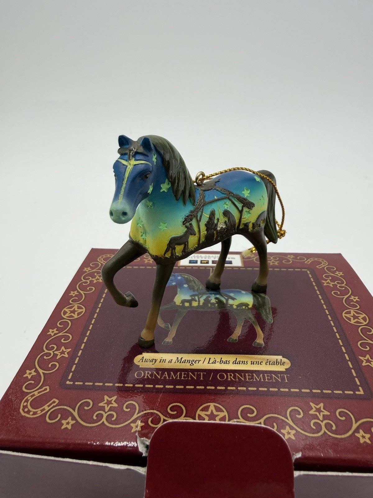 The Trail Of Painted Ponies Nativity Horse Wise Men Away In A Manger Ornament
