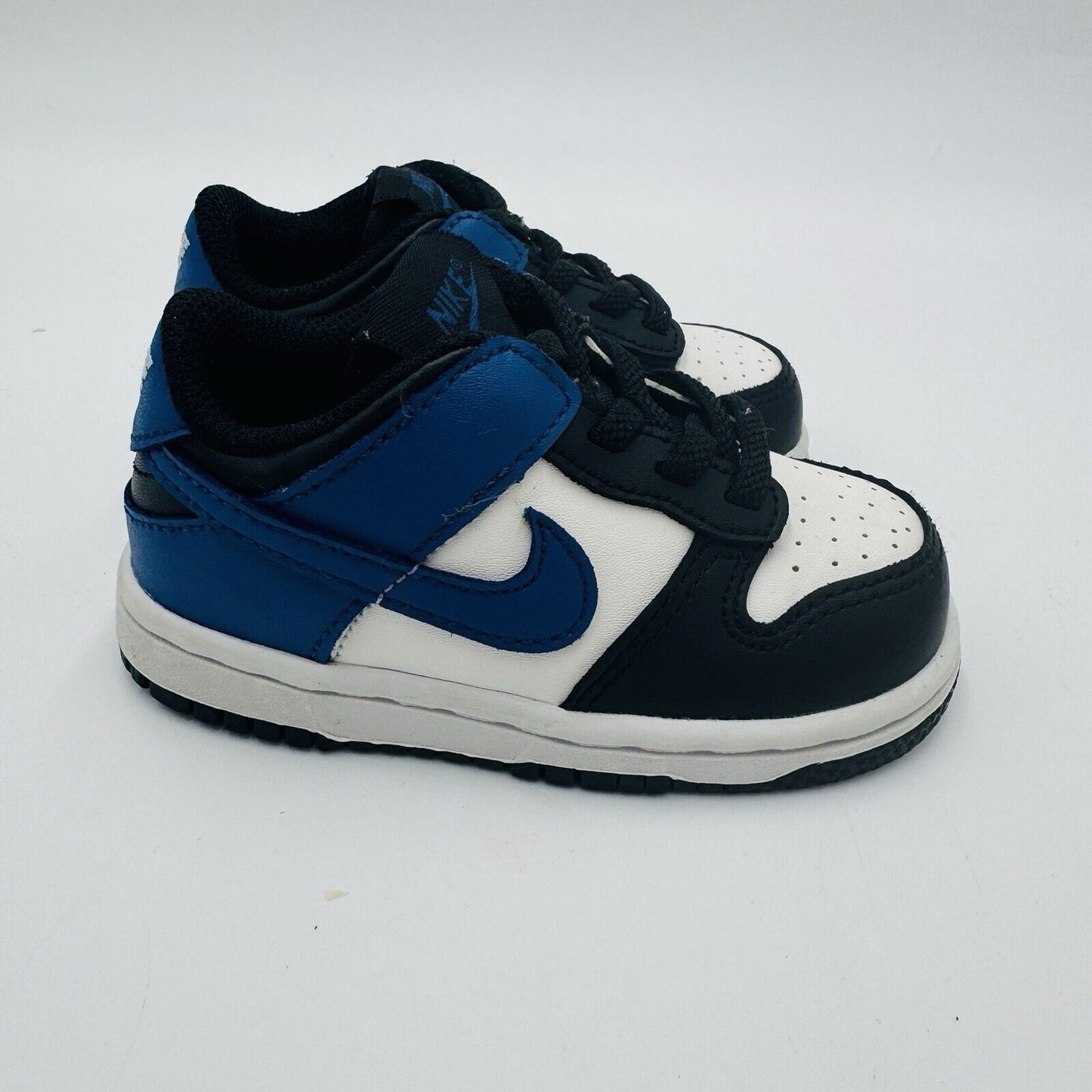 Nike Dunk Low toddler size USA 6C Kids Shoes DH9761-104 Blue Black White Sneaker