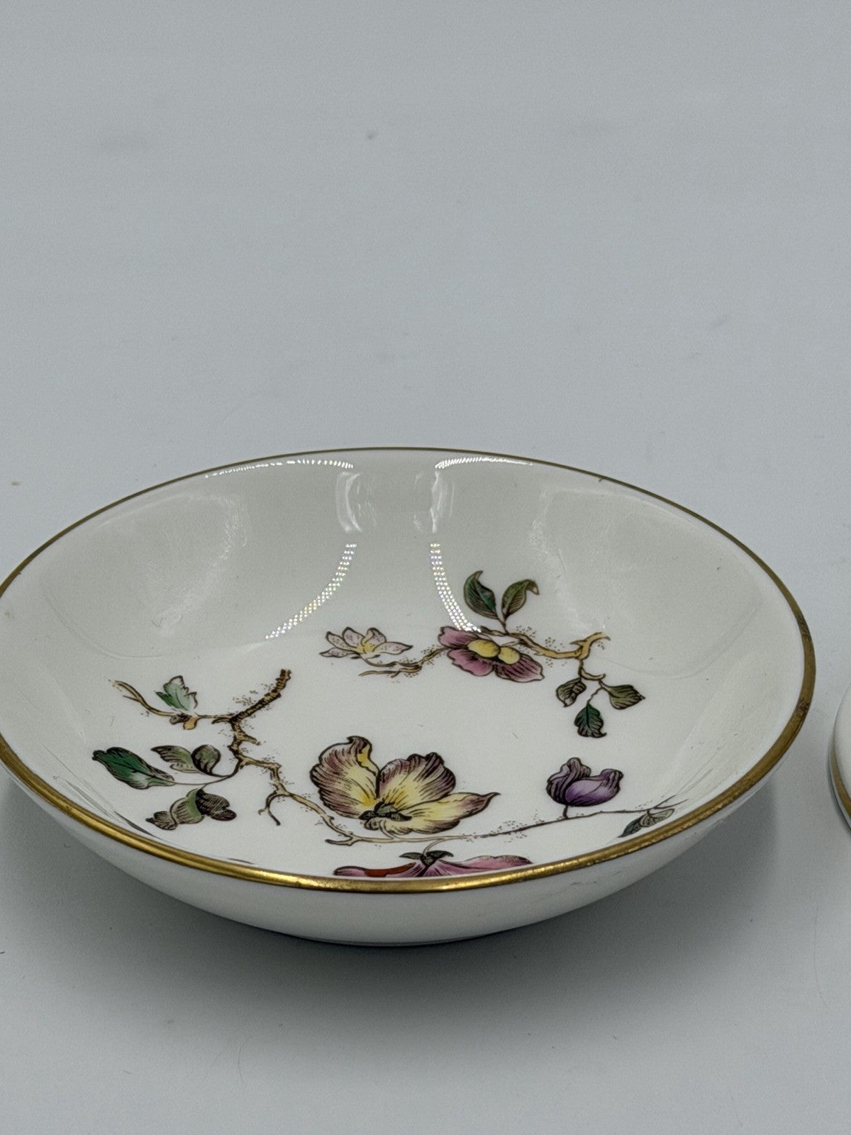 Wedgwood Bone China Taper Candle Holders & Small Tray Set 3 PCs Porcelain Englan