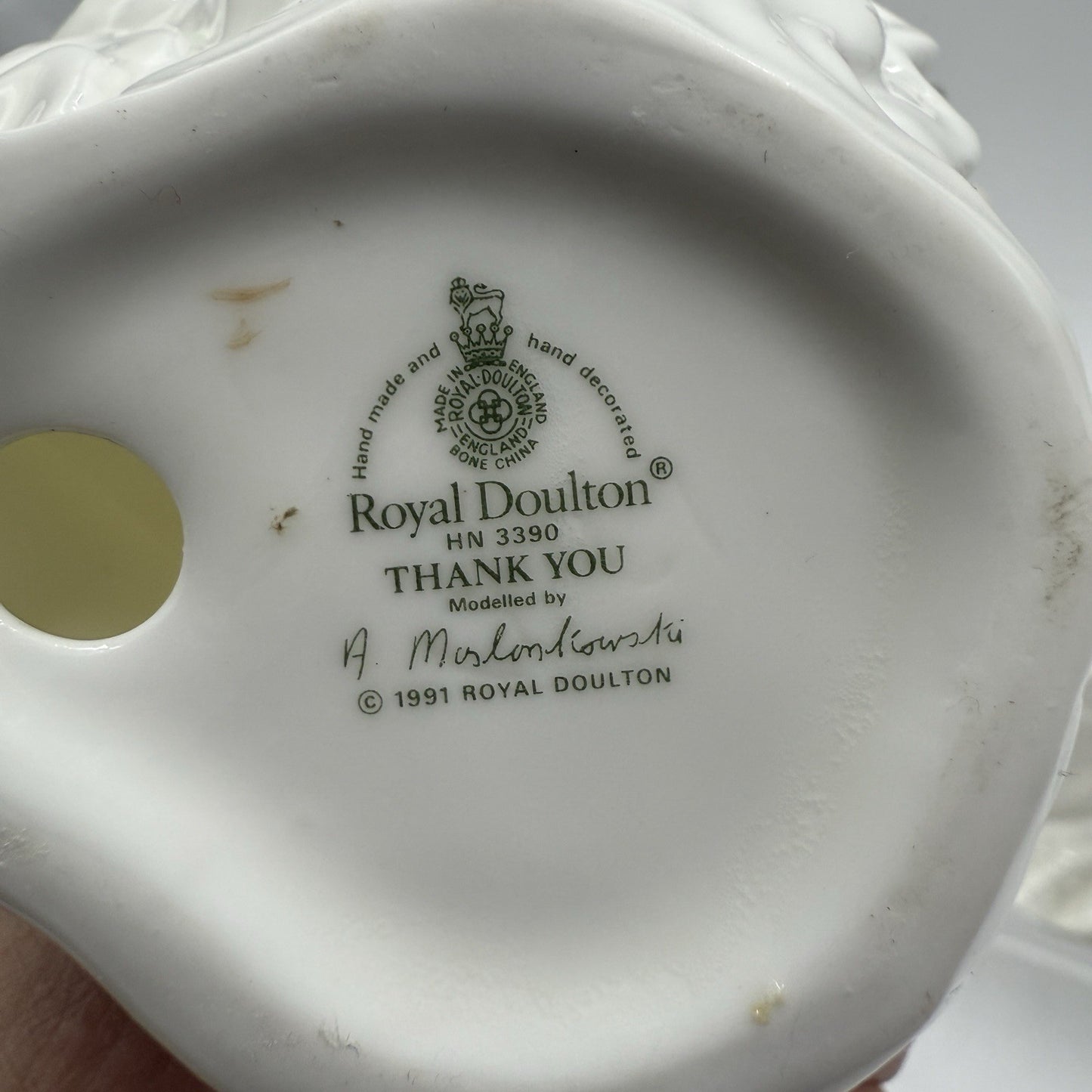 Royal Doulton Porcelain England White Ladies By A. Maslankowski Figurines Set