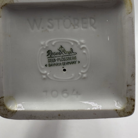 Rosenthal Porcelain PRAYING MADONA FIGURINE #7064 W. STOBER White Vintage 10.5in