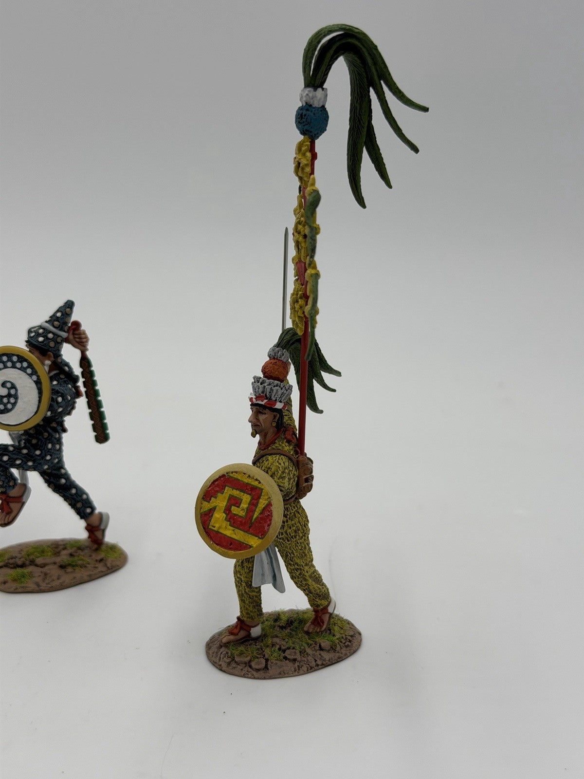 JOHN JENKINS Designs Diecast Painted AZTECS & CONQUISTADORS Soldiers 4 Figurines