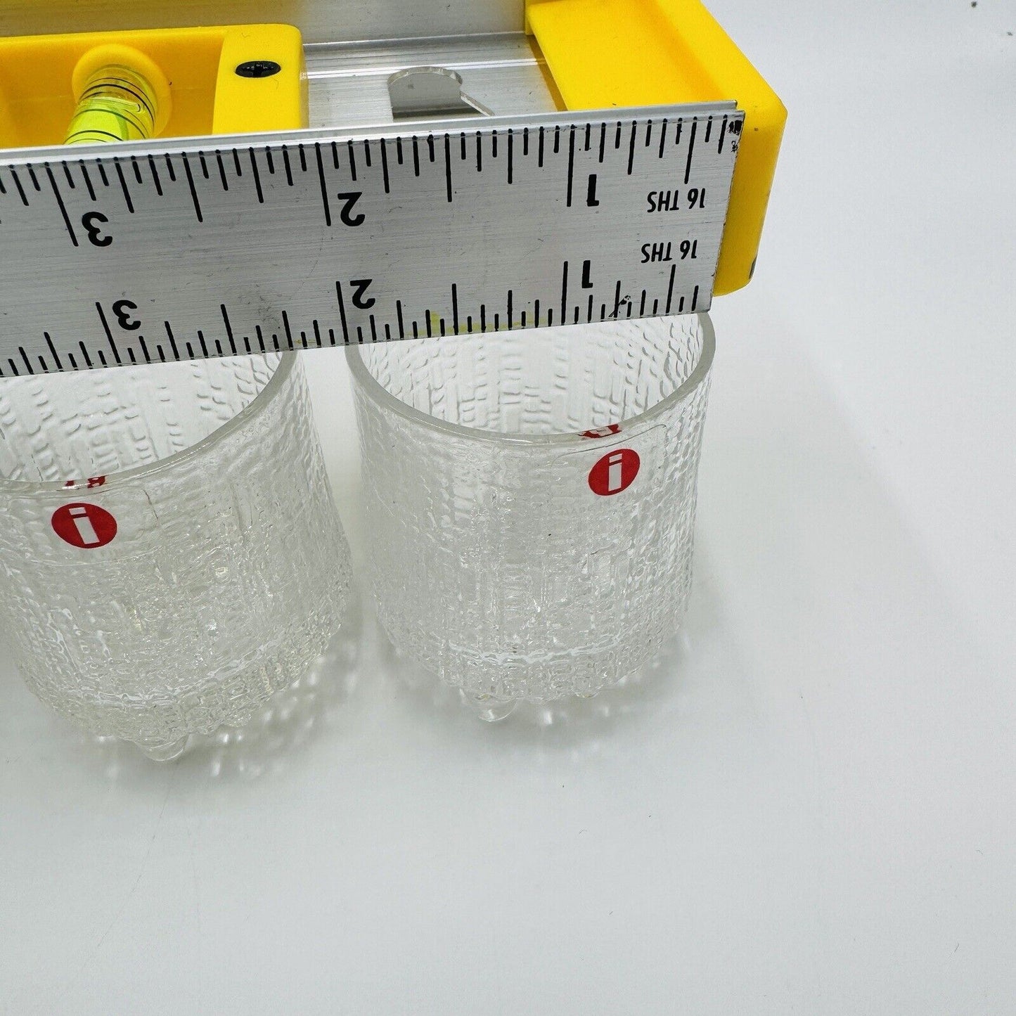 Ittala Finland Ultima Thule Cocktail Shot Glass Set Tapio Wirkkala 2 Pieces