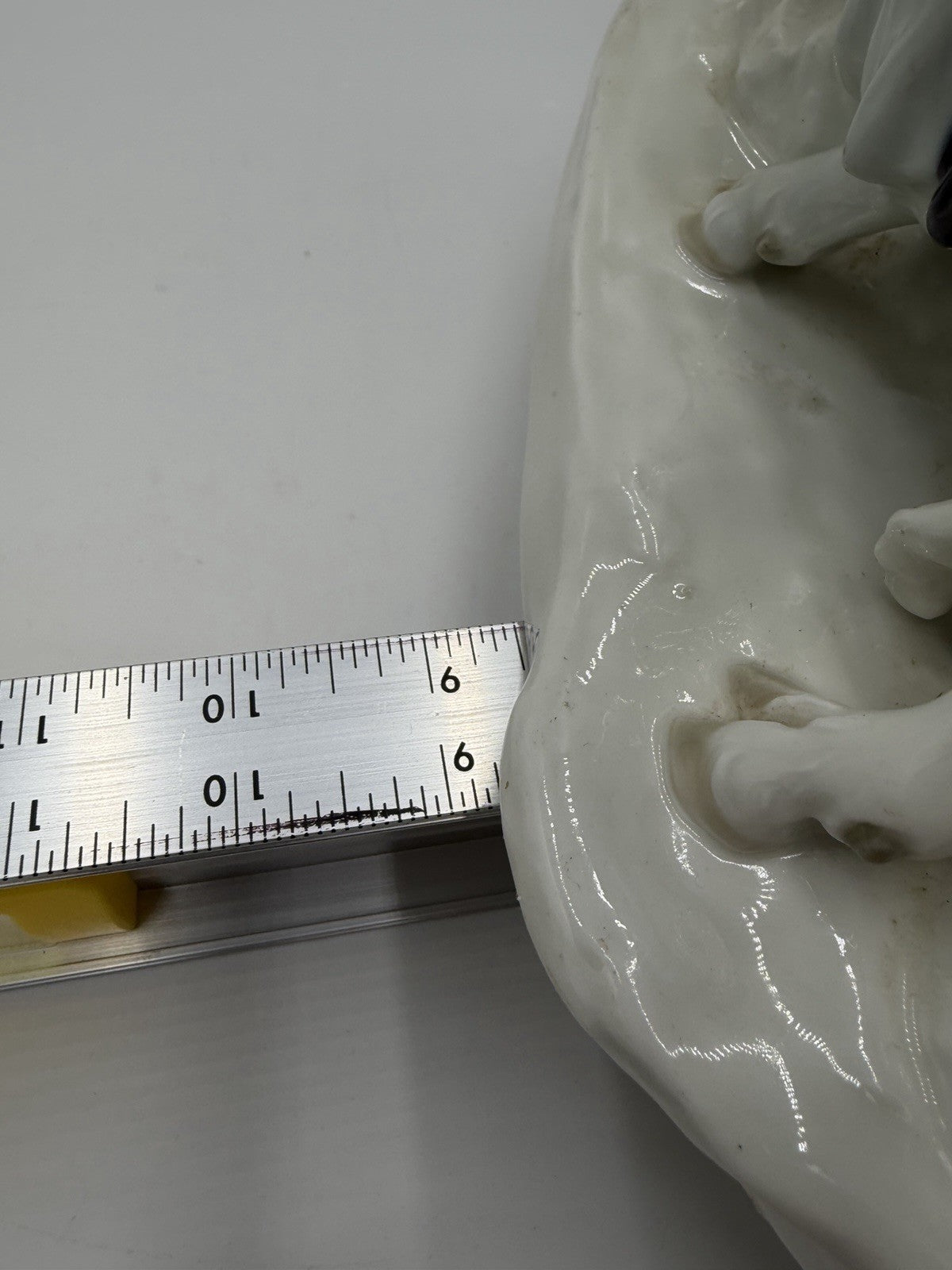 Meissen porcelain figure group Girl W/ Goats By Otto Pilz 1906 (Repaired) Large