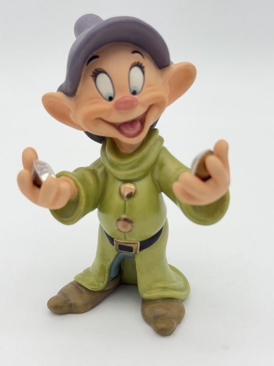 WDCC Dopey Bedazzled Disney Snow White & 7 Dwarfs Porcelain Figurine
