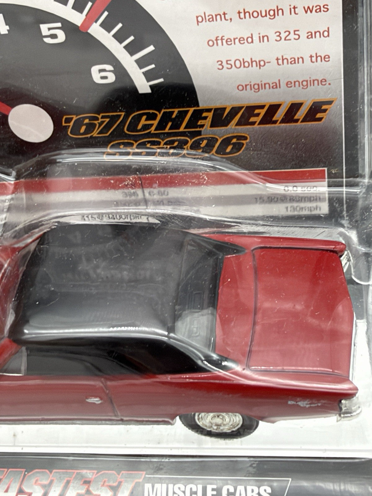 Racing Champions Fifty Fastest Muscle Cars '67 Chevelle SS 396 Red Car Sealed