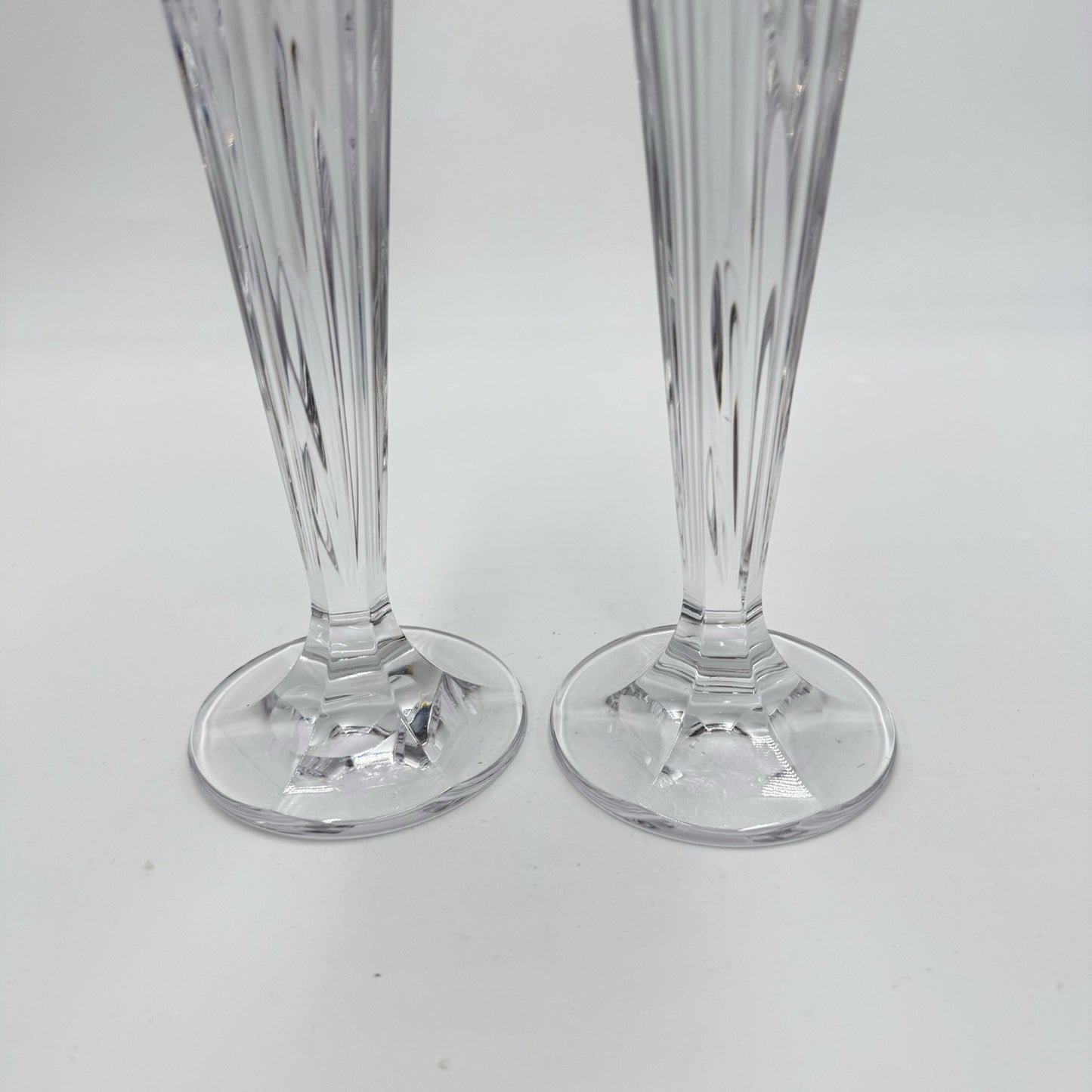 Marquis By Waterford Crystal Festivale Candle Holders 7.75" Set Of 2 Germany