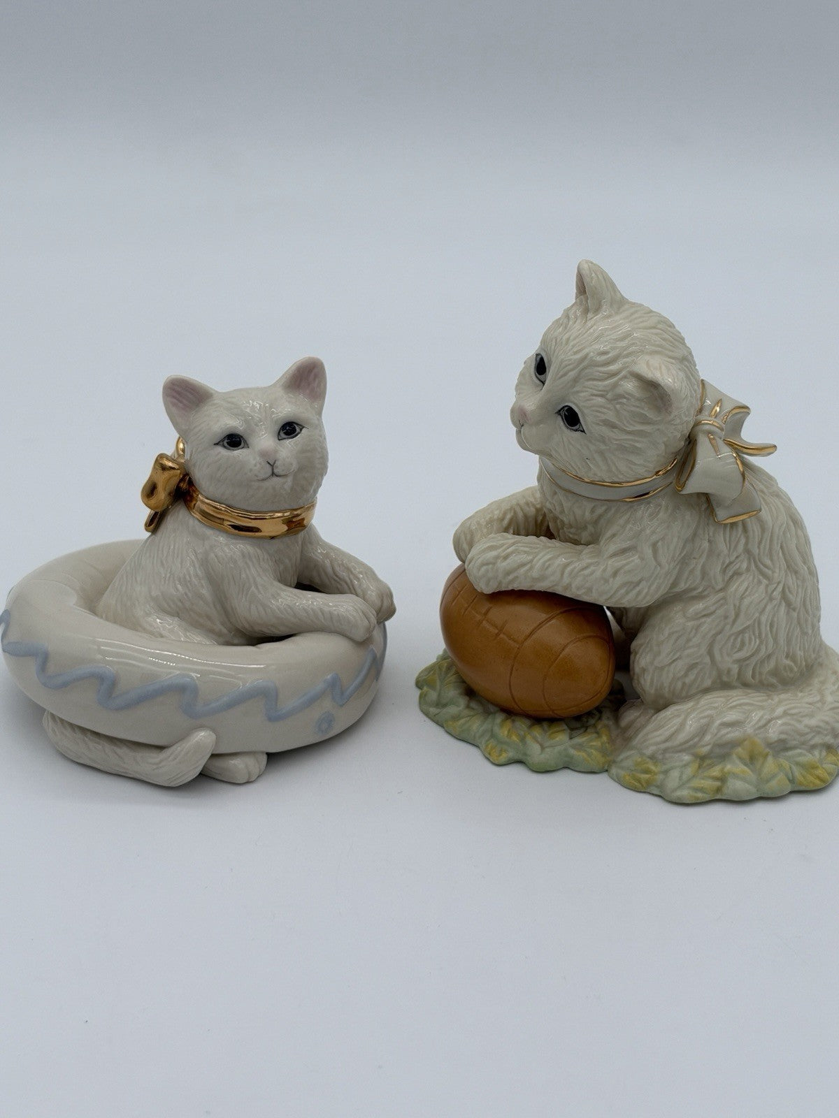 Lenox USA Porcelain Twelve Months Of Kittens August /September Cats Figurines