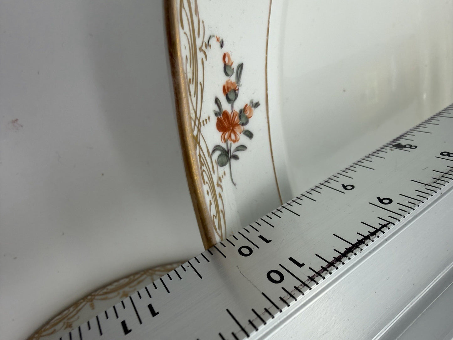 Antique Meissen 2pc Porcelain Lidded Tureen Caserole Dish Bowl FLoral Germany