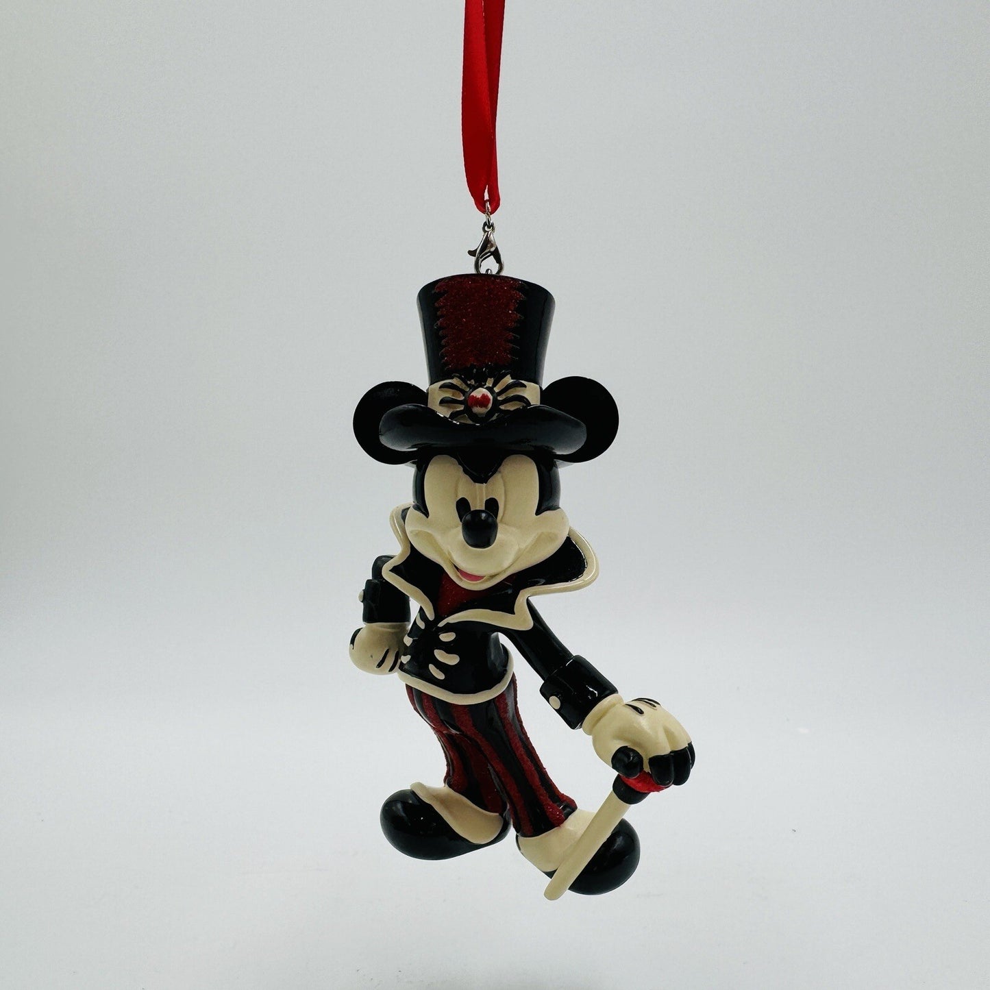 Disney Parks Halloween Mickey  Mouse Vampires Ornament 4in Porcelain Painted