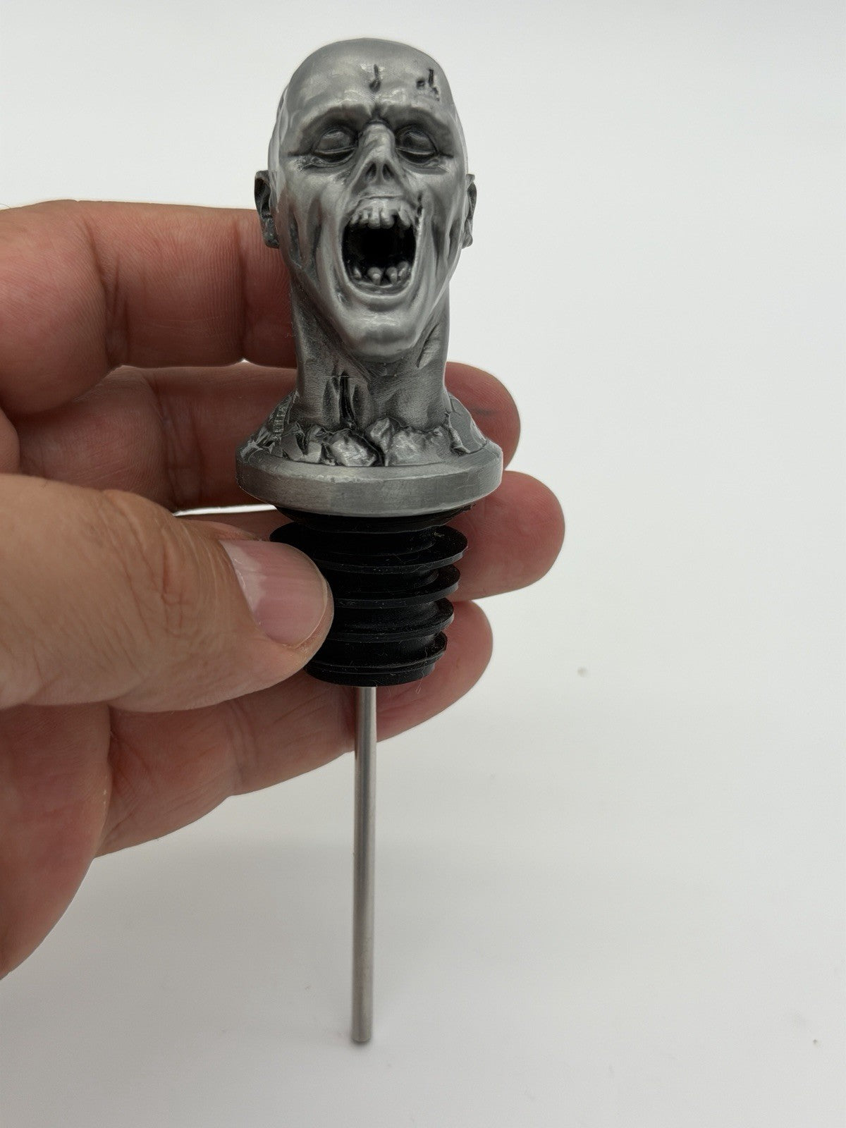 MENAGERIE Zombie Wine Pourer/Aerator Stainless Steel silicone rubber fitting
