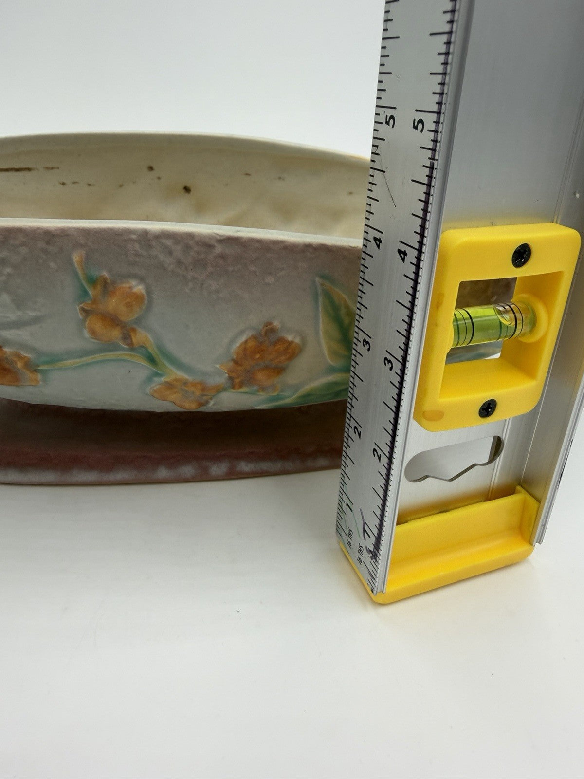 Roseville Art Pottery Gray Bittersweet Console Bowl Dish 830-14 Planter Large
