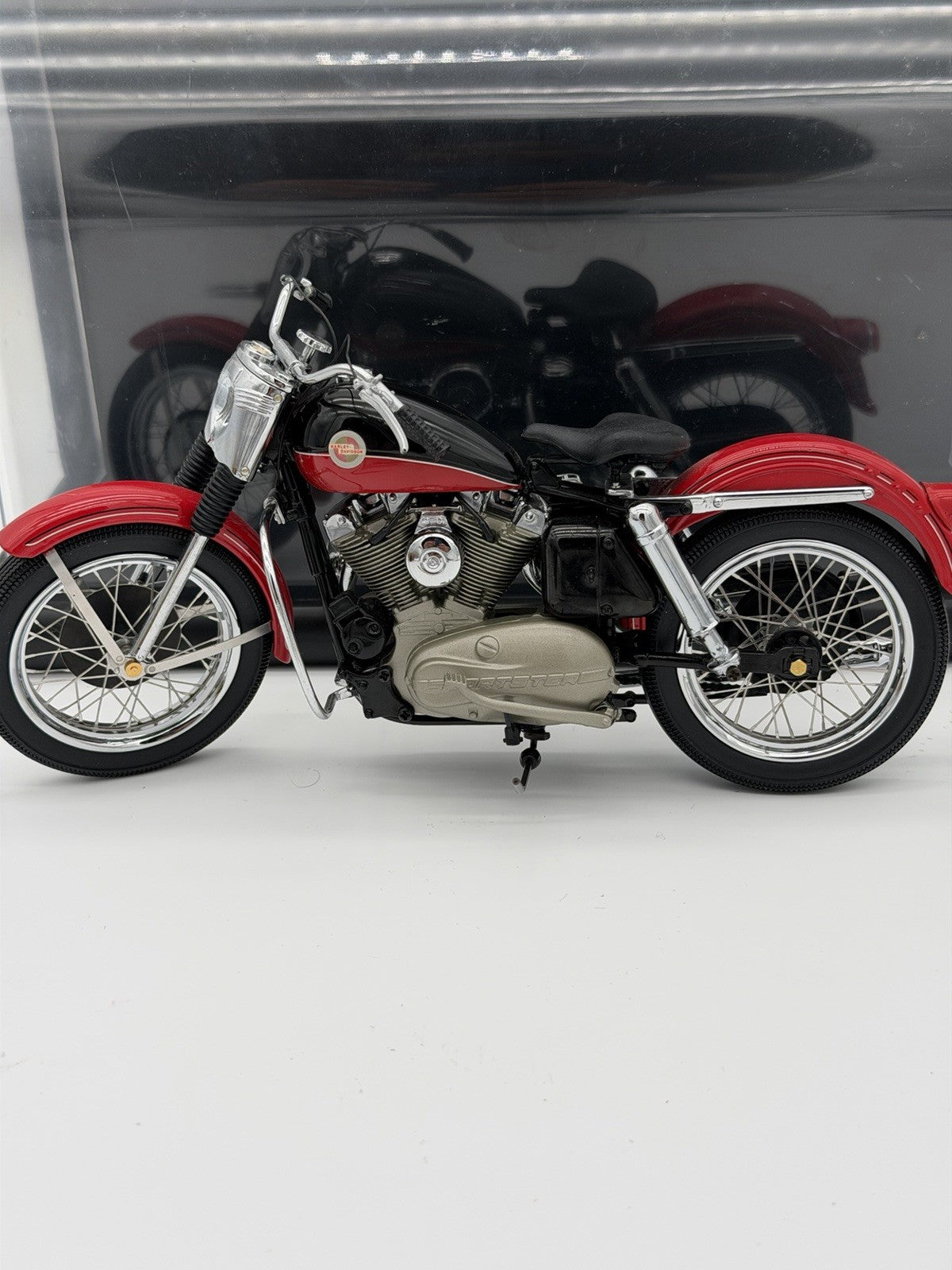 Franklin Mint 1957 Harley Davidson XL Sportster 1:10 Scale Diecast Motorcycle