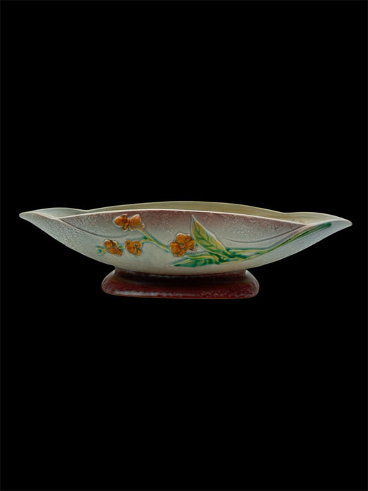 Roseville Art Pottery Gray Bittersweet Console Bowl Dish 830-14 Planter Large