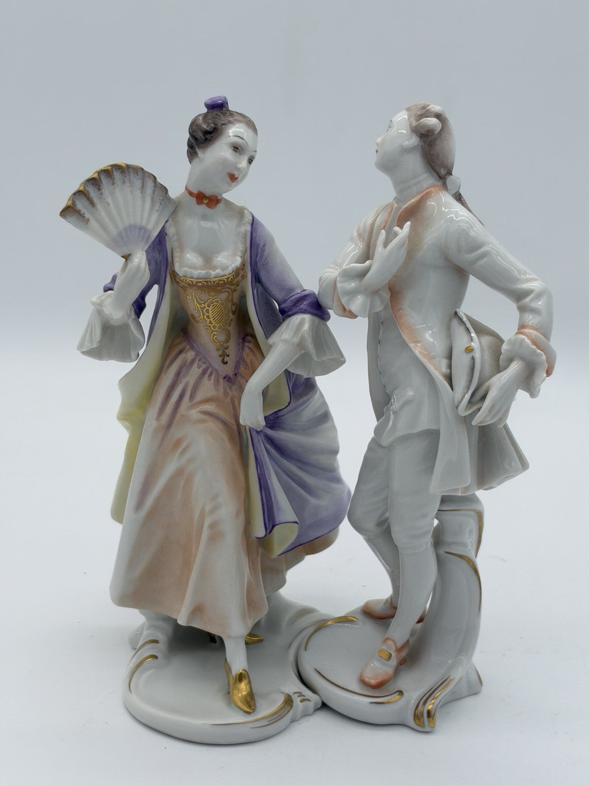 Rosenthal porcelain Marquis & Marquise 18th C Rococo figures by Gustav Oppel