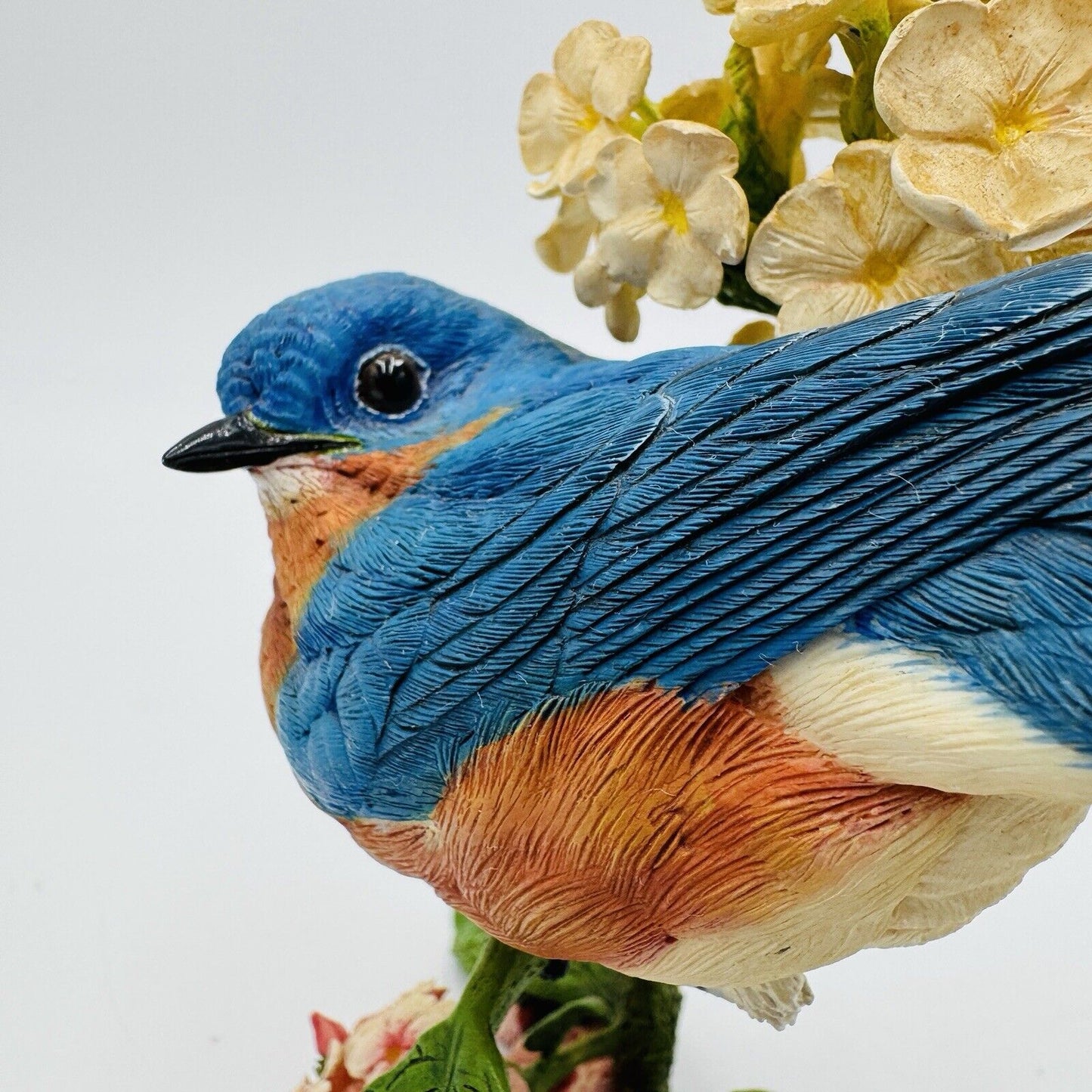 The Danbury Mint Summer’s Song Blue Bird Figurine By Bob Guge Vintage