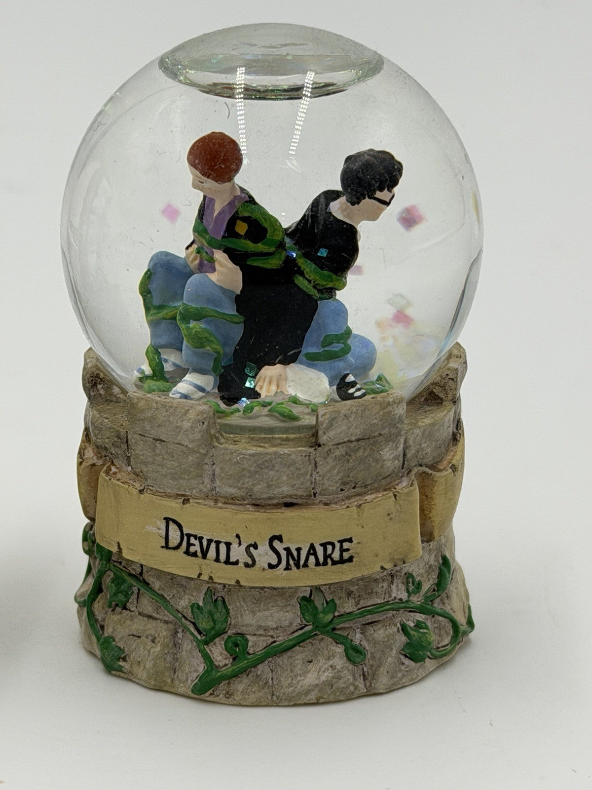 Hallmark 2000 Harry Potter Mirror Of Erised & Devils Snare Miniature Snow Globes