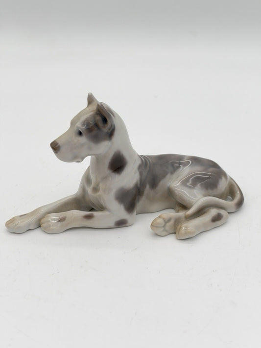 Bing & Grondahl Porcelain Sitting Great Dane Dog Figurine #2190 Denmark Copenhag
