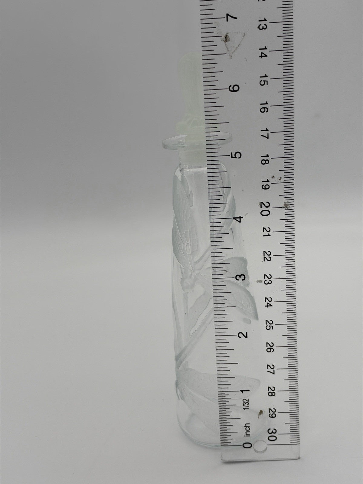 Lucien Gaillard MMA Metropolitan Museum Art glass dragonfly perfume bottle 6.5”