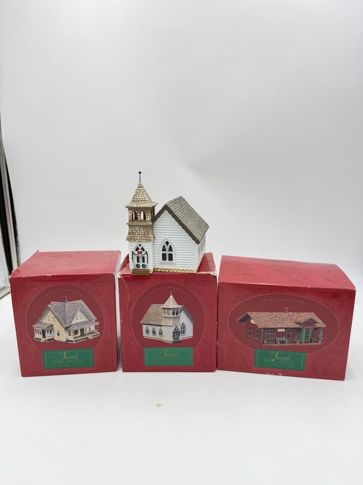 Hallmark Sarah Plain & tall collection Country Church Prairie Home & Hays Statio
