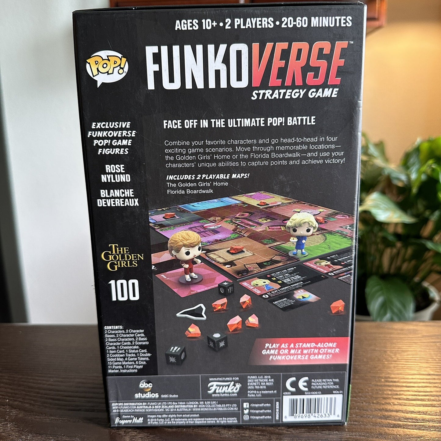 Funko Pop! Funkoverse Golden Girls 100 Board Game 2 players Rose Blanche Fun