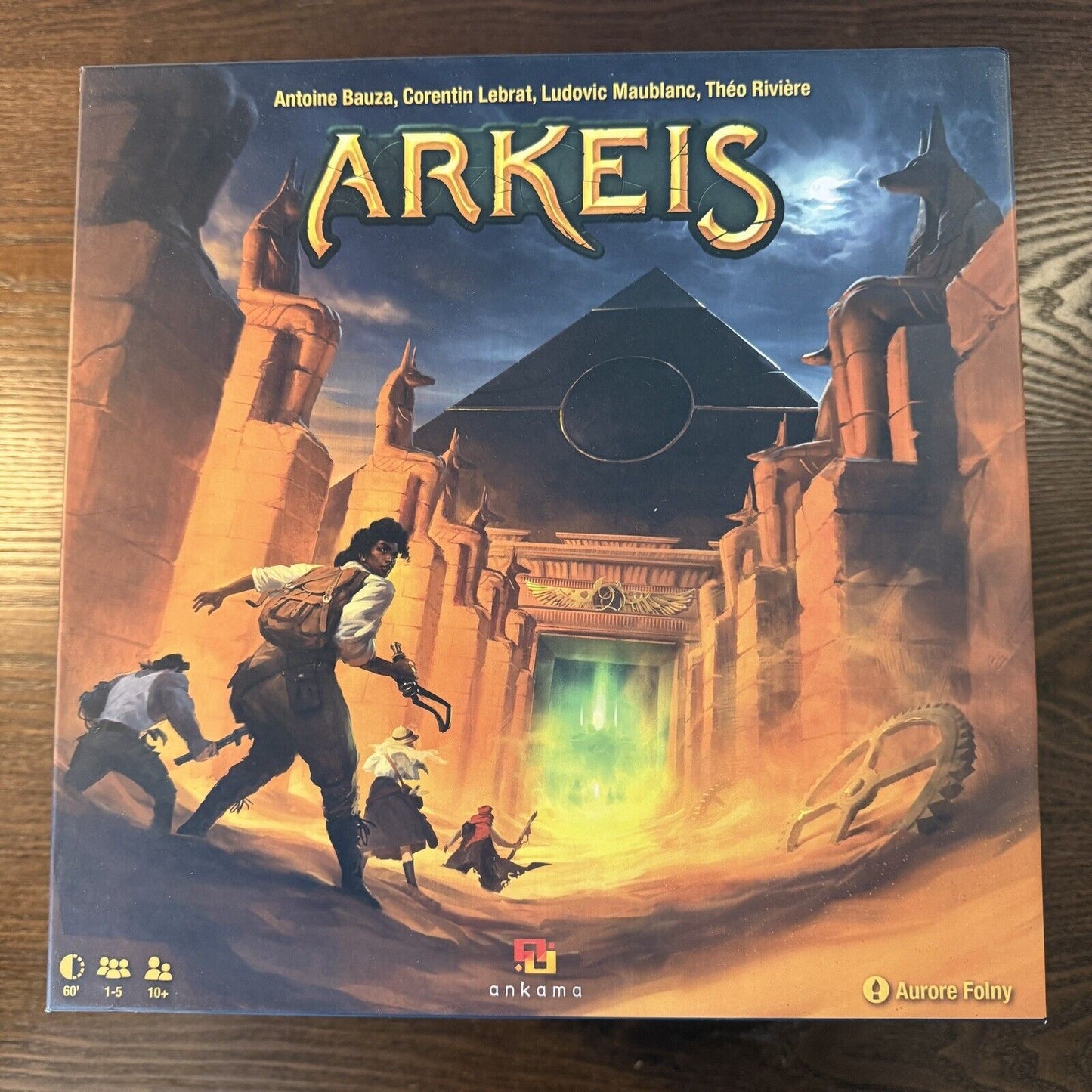 Arkeis Kickstarter Core Board Game Ankama 1-5 Players Cooperative Miniatures