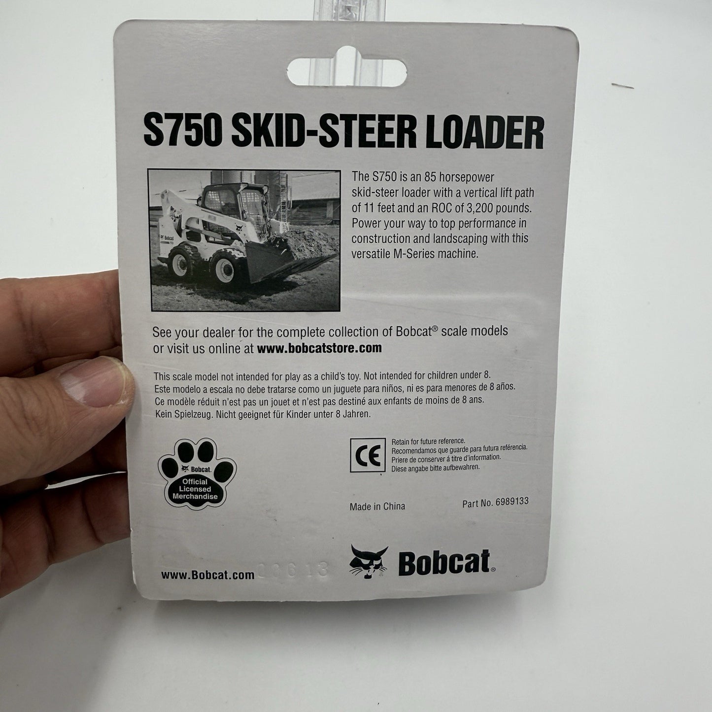 Bobcat S750 SKID-STEER LOADER M SERIES IN SCALE 1:50 NEW Diecast Toy