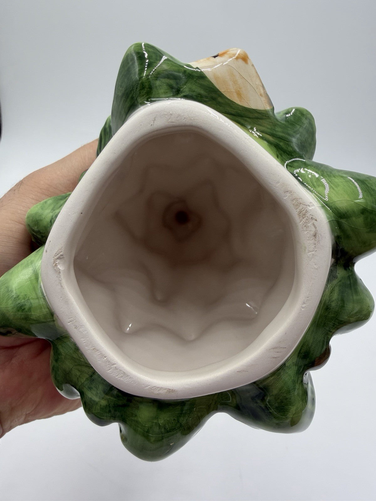 Spode Christmas Tree Cookie Jar & Lid Prestige Collection 9”Tall Vintage Ceramic