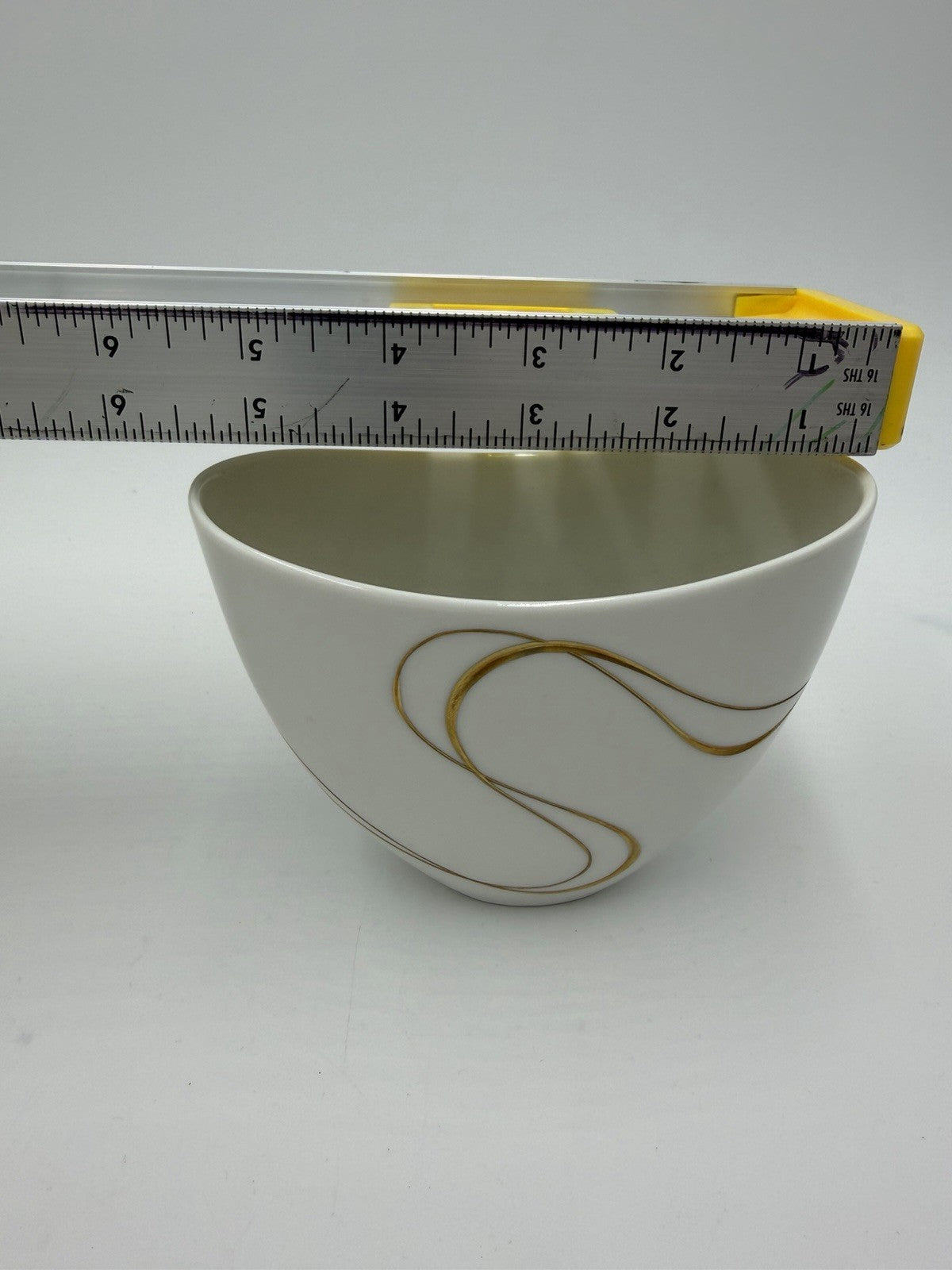 Vintage Heinrich & Co. (H&C) Selb Bavaria Germany porcelain Etched Gold Vase