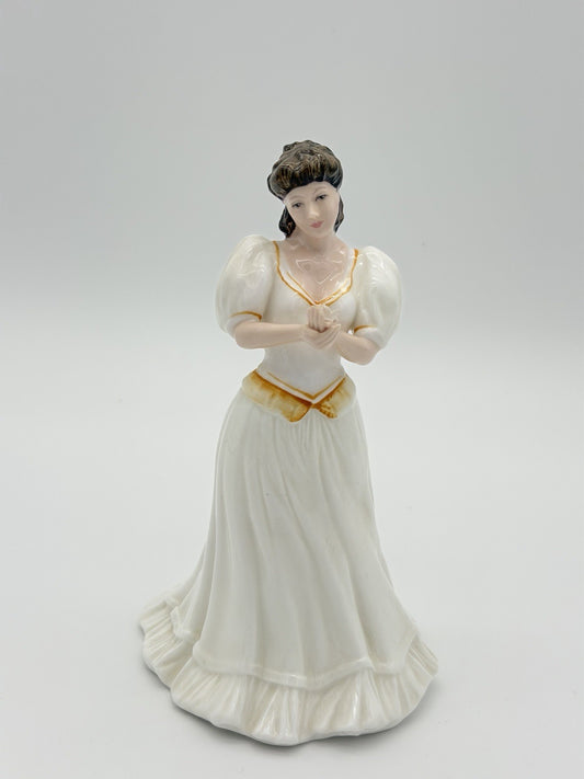 Royal Doulton England Porcelain Maria HN3381 Figurine Painted Rare 8”H Vintage
