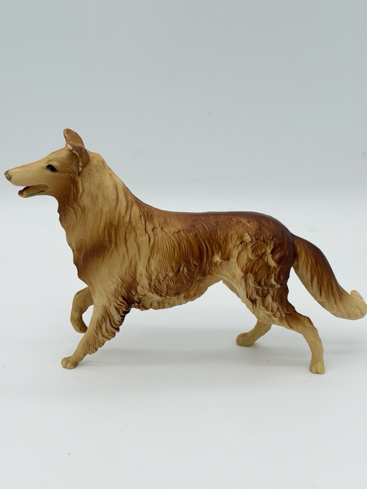 Breyer Lassie dog Collie Vintage 60's Figurine Plastic Model Retired Rare 9x6