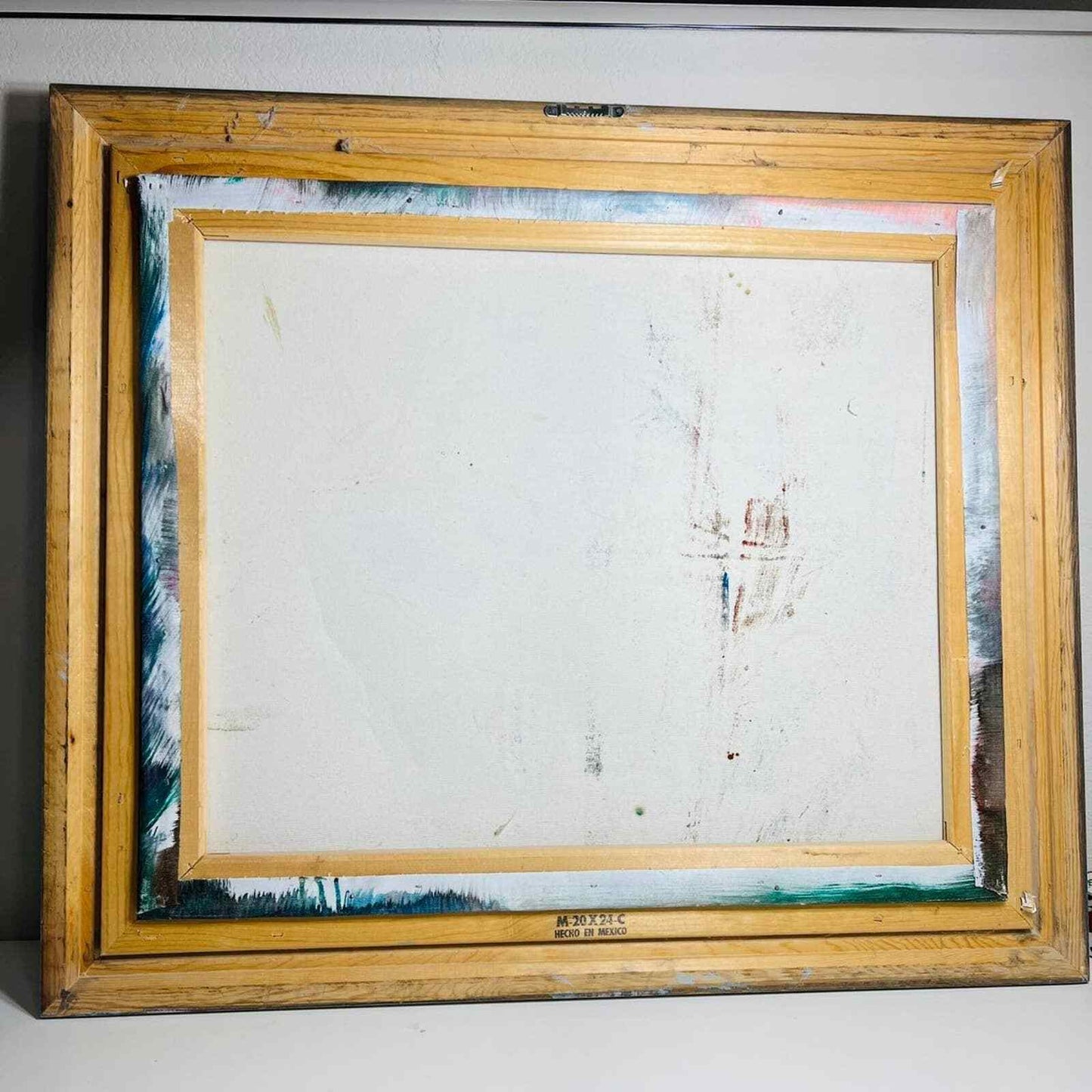 Original Painting C. Benolt Art Native American Still Oil Canvas Signed Framed