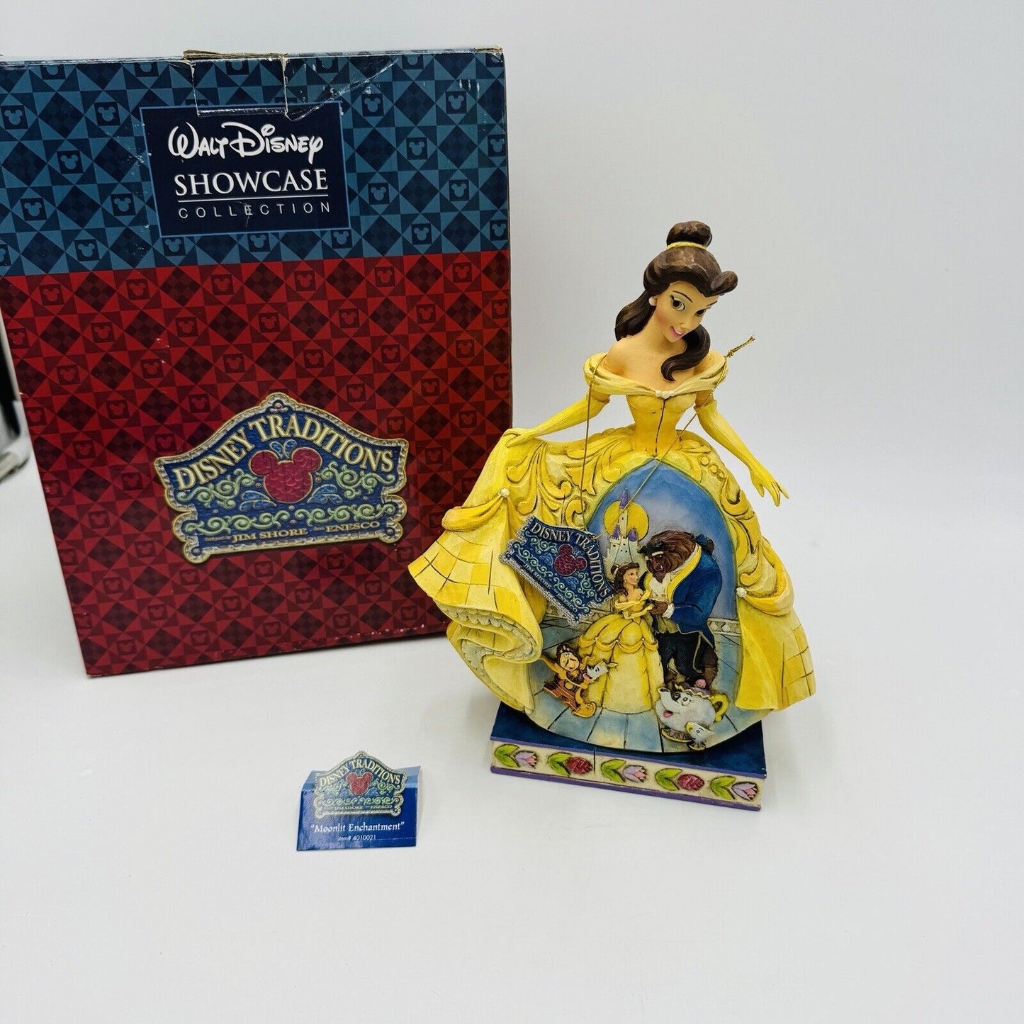 Jim Shore Beauty & the Beast Belle Moonlit Enchantment Walt Disney Showcase Box